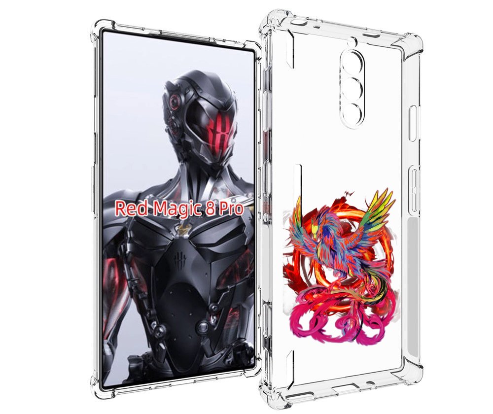 

Чехол MyPads красочный феникс для ZTE Nubia Red Magic 8 Pro / Red Magic 8 Pro Plus, Tocco