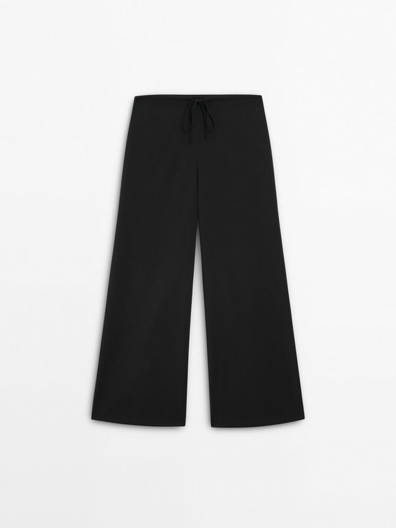 

Брюки женские Massimo Dutti 5007/692 черные 40 EU, Черный, 5007/692