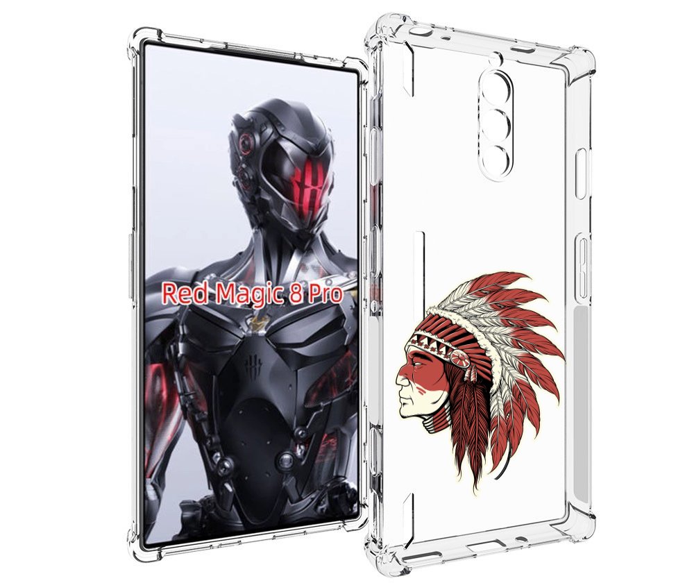 

Чехол MyPads красный индеец для ZTE Nubia Red Magic 8 Pro / Red Magic 8 Pro Plus, Tocco