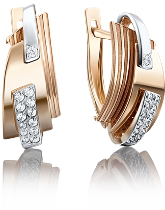 

Серьги женские из золота ЮЗ Платина 02-4044-00-401-1110-65, фианит, 02-4044-00-401-1110-65