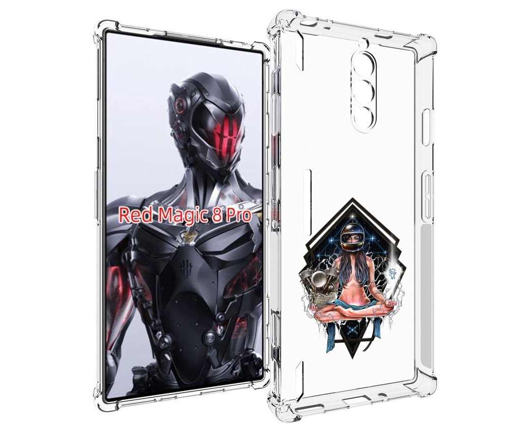 

Чехол MyPads красивая девушка в шлеме для ZTE Nubia Red Magic 8 Pro / Red Magic 8 Pro Plus, Tocco
