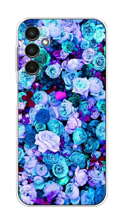 

Чехол на Samsung Galaxy A24 "Цветочный ковер", Фиолетовый, 2108050-2
