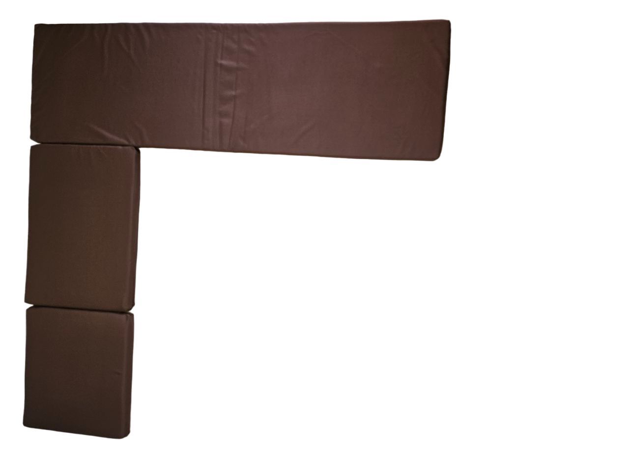 Комплект из 3х подушек для углового дивана Альтернатива RT0063 226x49x5 см цвет коричневый