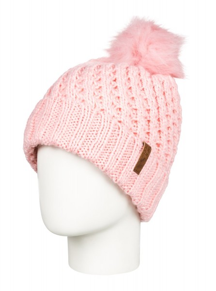 Детская шапка с помпоном Blizzard розовый 1SZ Roxy ERGHA03163