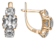 

Серьги женские из золота ЮЗ Платина 02-3092-00-501-1110-38, swarovski, 02-3092-00-501-1110-38