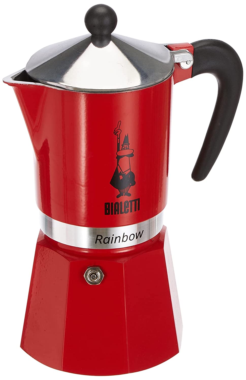 

Гейзерная кофеварка Bialetti 4963 Rainbow Espresso Maker, Red, Красный