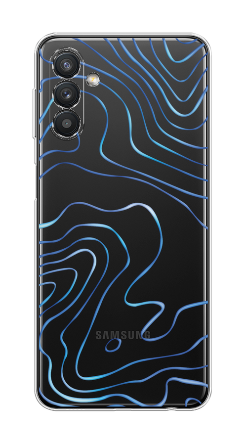 

Чехол на Samsung Galaxy A04s/A13 5G "Blue lines", Прозрачный;синий, 2106450-1