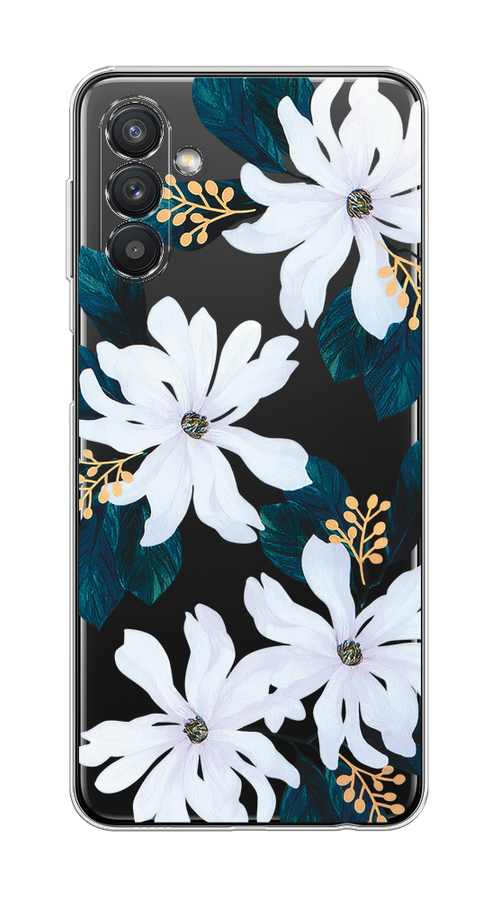 

Чехол на Samsung Galaxy A04s/A13 5G "Delilah Flower", Зеленый;белый, 2106450-1