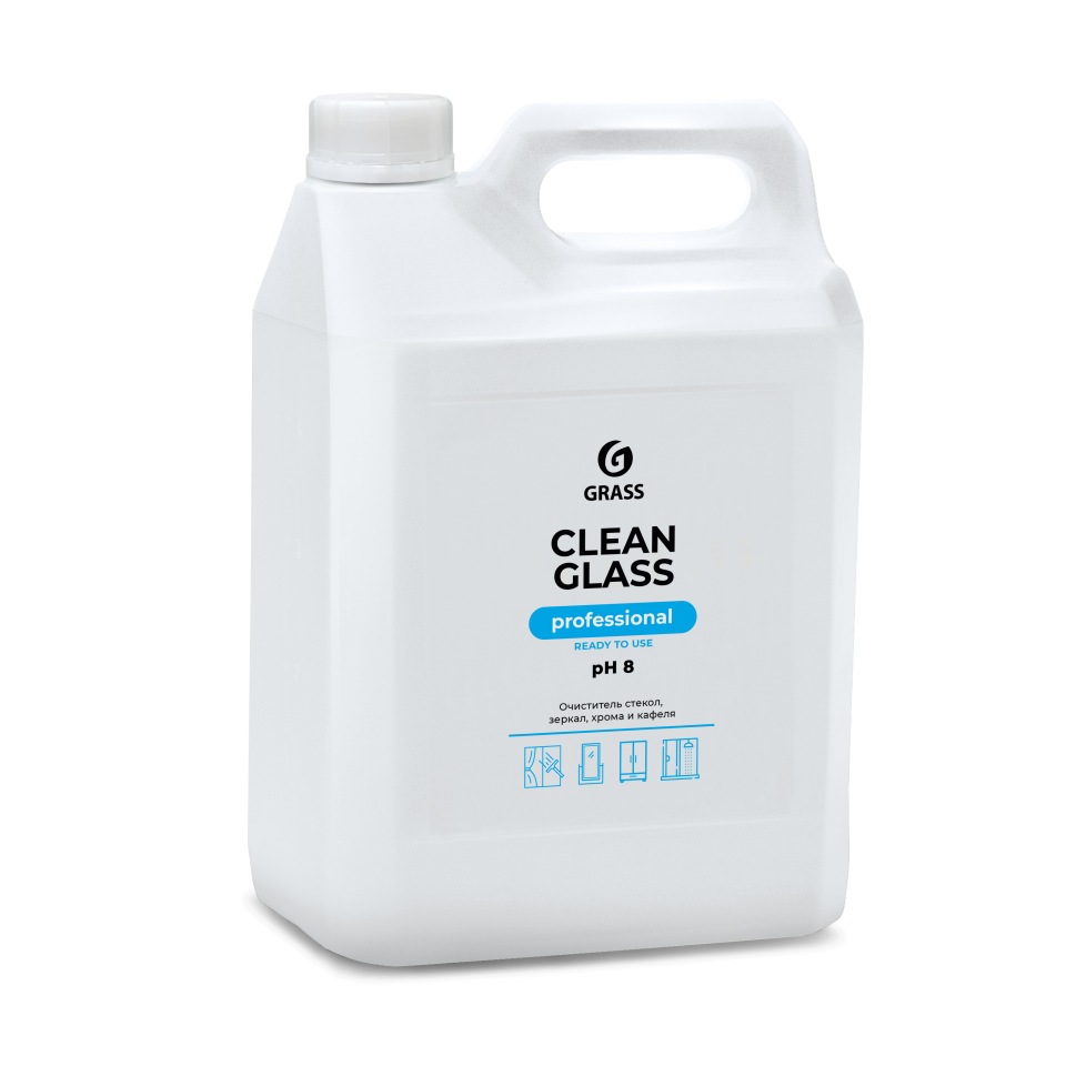 фото Очиститель стекол и зеркал grass clean glass professional , 5 л