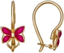 

Серьги женские из золота ЮЗ Платина 02-3043-00-000-1110-25, без вставки, 02-3043-00-000-1110-25