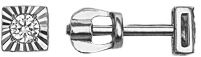 

Серьги женские из золота ЮЗ Платина 02-2534-00-401-1120-03, фианит, 02-2534-00-401-1120-03