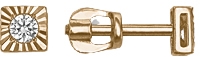 

Серьги женские из золота ЮЗ Платина 02-2533-00-401-1110-03, фианит, 02-2533-00-401-1110-03