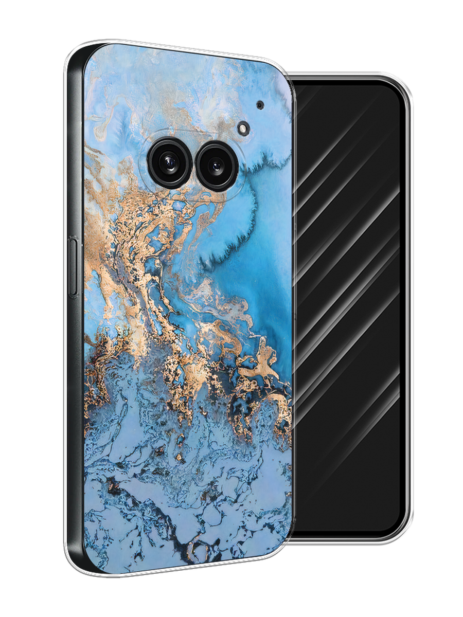 

Чехол Awog на Nothing Phone 2a "Морозная лавина синяя", Серебристый, 3300350-1