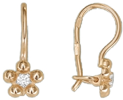 

Серьги женские из золота ЮЗ Платина 02-2003-00-401-1110-03, фианит, 02-2003-00-401-1110-03