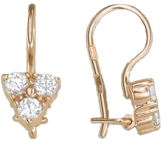 

Серьги женские из золота ЮЗ Платина 02-1751-00-401-1110-03, фианит, 02-1751-00-401-1110-03