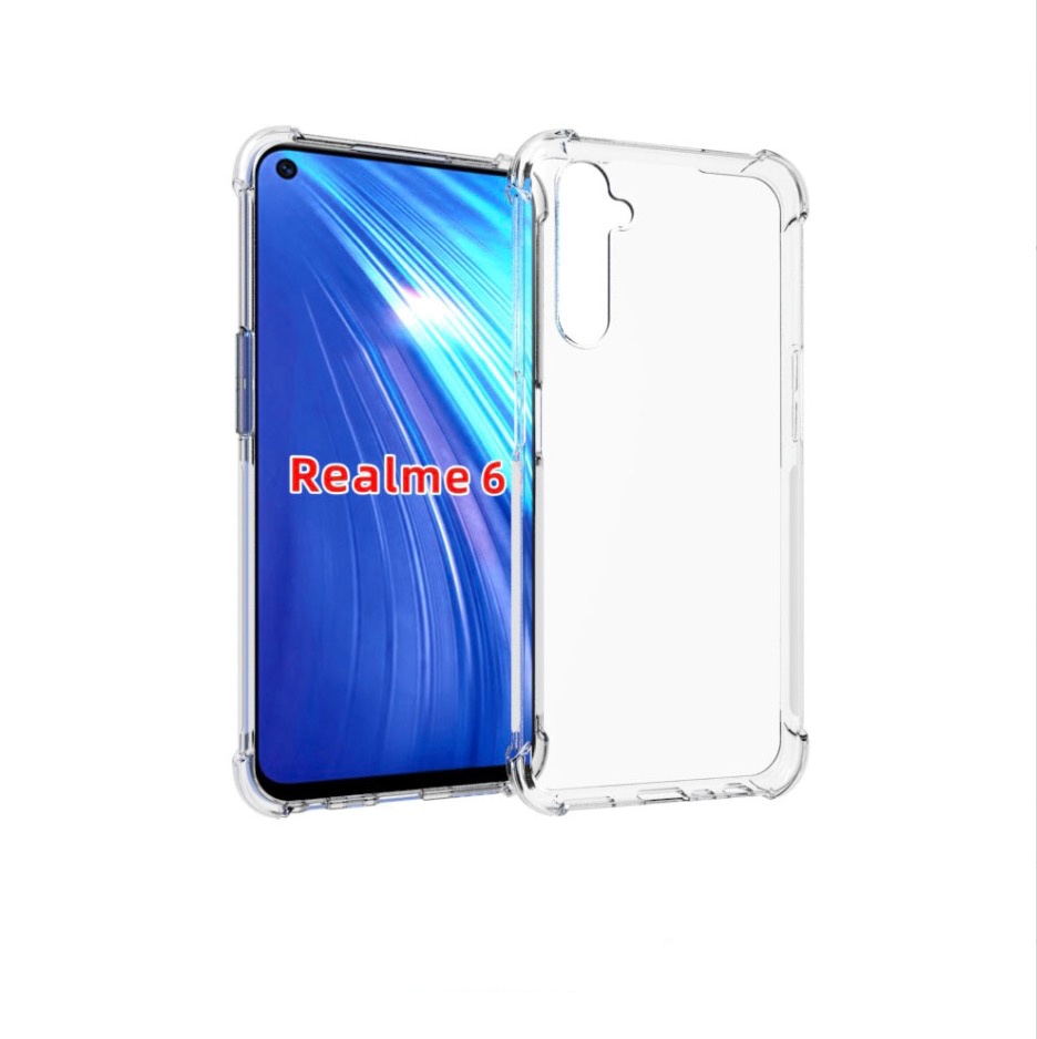 

Чехол задняя-панель-накладка-бампер MyPads Tocco для Realme 6, Прозрачный