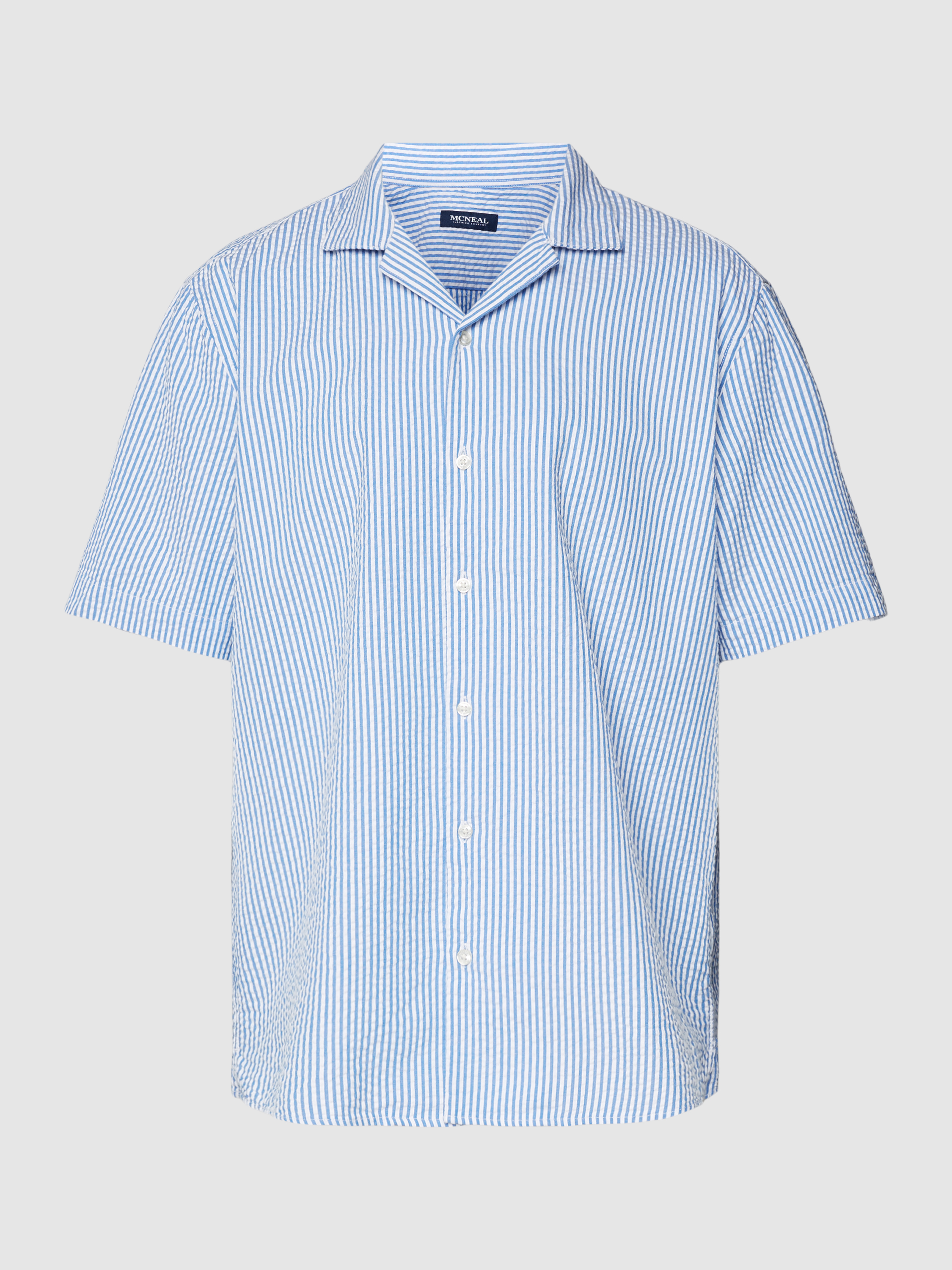 Рубашка мужская MCNEAL 1786709 синяя L (доставка из-за рубежа)