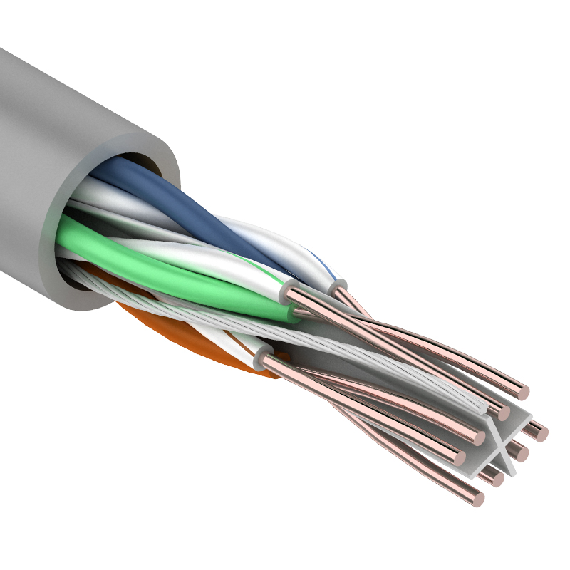 Кабель витая пара PROconnect UTP 4PR 23AWG cat6, 305 м