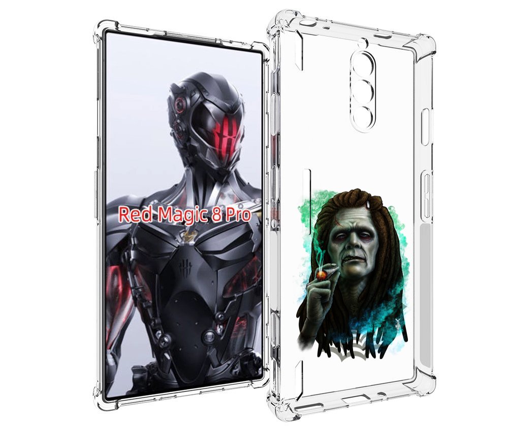 

Чехол MyPads зеленый мужчина с сигаретой для ZTE Nubia Red Magic 8 Pro / Red Magic 8 Pr..., Tocco