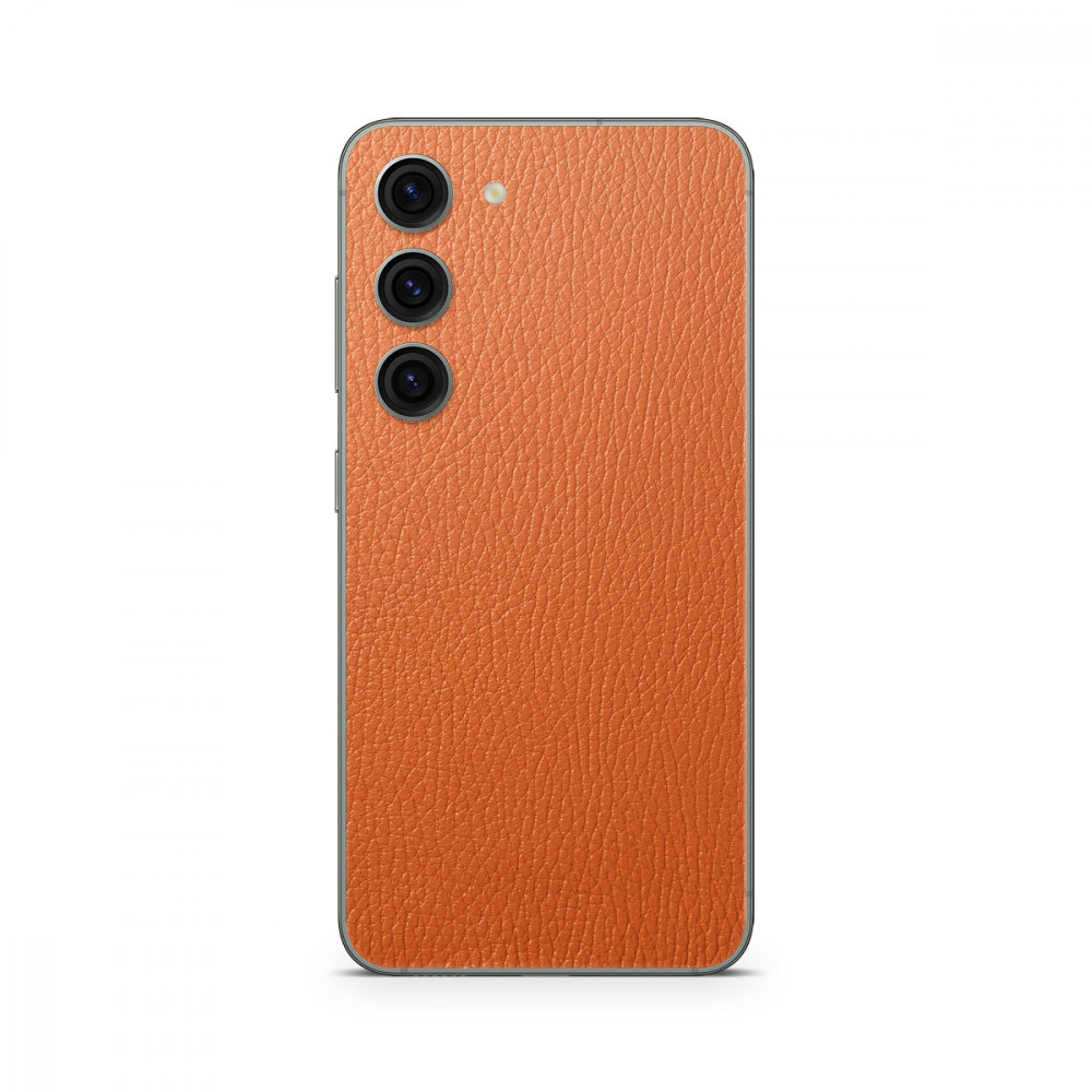 

Наклейка Glueskin из натуральной кожи CLASSIC для Samsung Galaxy S24, Оранжевый