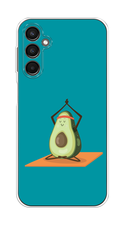 

Чехол на Samsung Galaxy A24 "Расслабься с авокадо", Бирюзовый, 2108050-6
