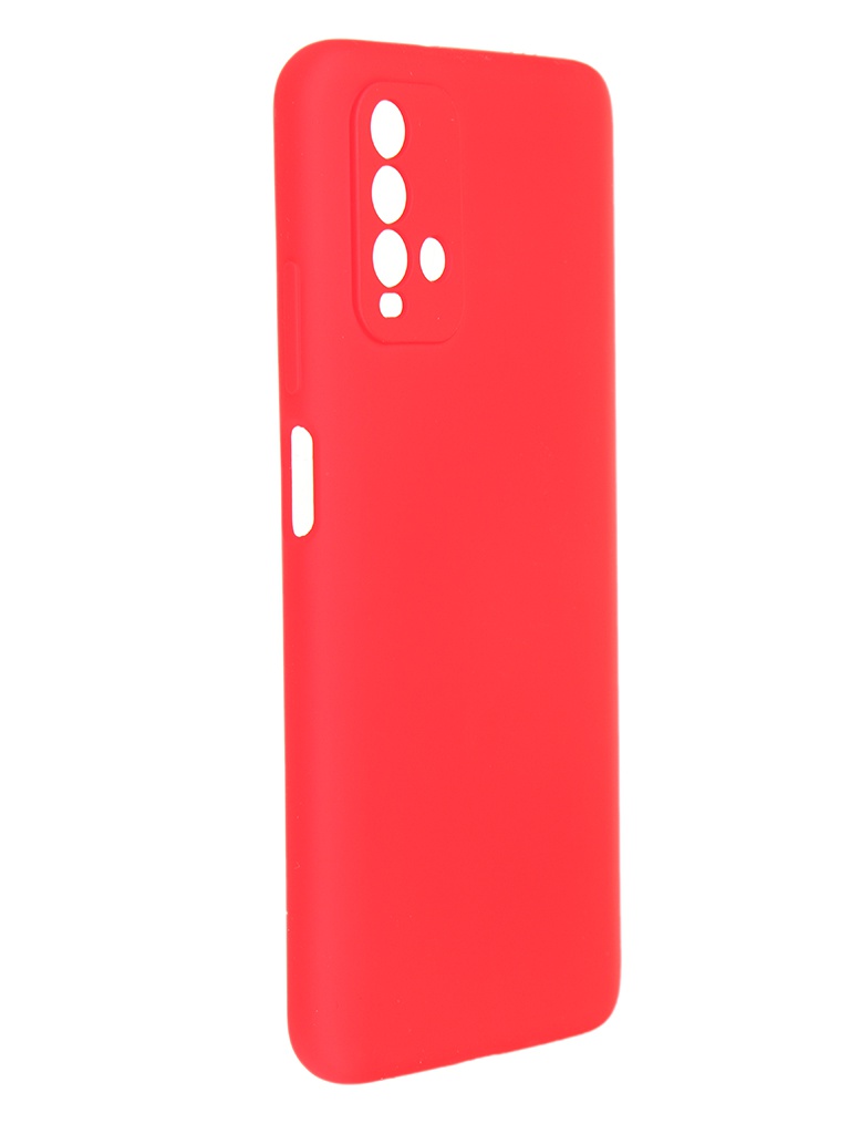 фото Чехол pero для xiaomi redmi 9t liquid silicone red pcls-0081-rd