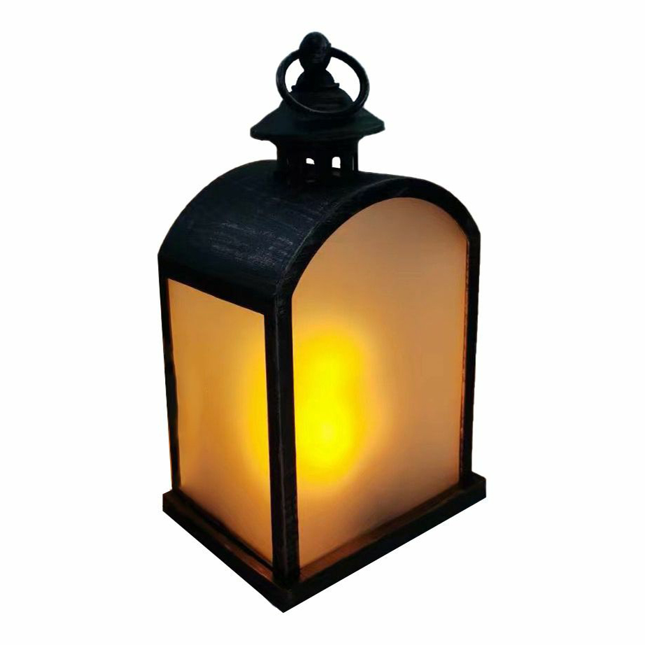 Новогодний светильник Камин декоративный электрический черный белый теплый