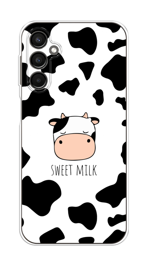 

Чехол на Samsung Galaxy A24 "Sweet milk", Розовый;белый;черный, 2108050-1
