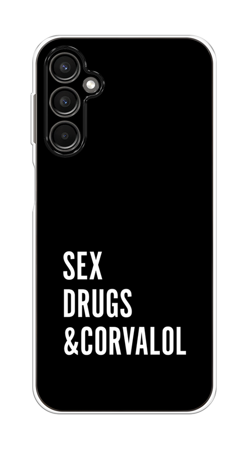 

Чехол на Samsung Galaxy A24 "Corvalol", Черный;серый;белый, 2108050-6