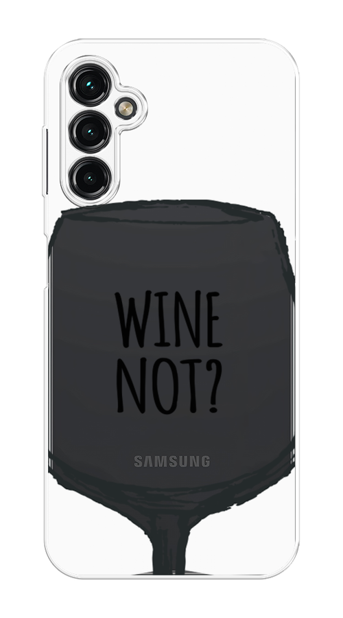 

Чехол на Samsung Galaxy A14 4G "Wine not white", Белый, 2107950-6