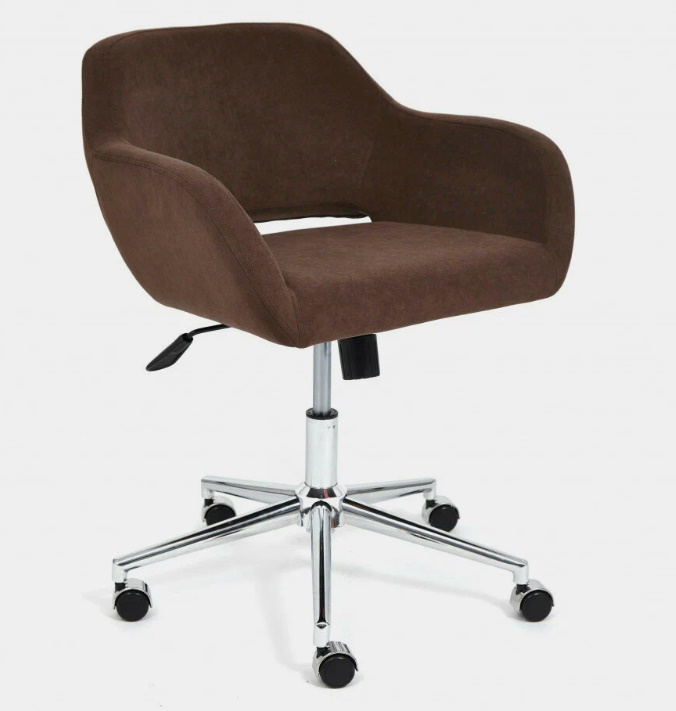 

Кресло компьютерное офисное на колесиках Tetchair MODENA коричневый