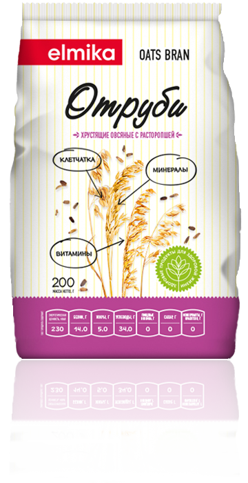 

Отруби Elmika овсяные с расторопшей 200 г