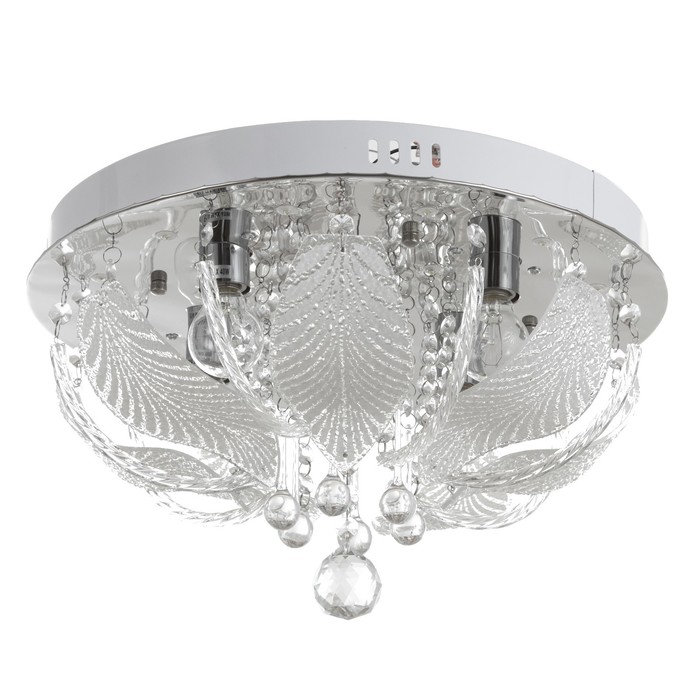 

Люстра 5956/400 CR хром 4х40Вт E14 LED ПДУ 40х40х22см