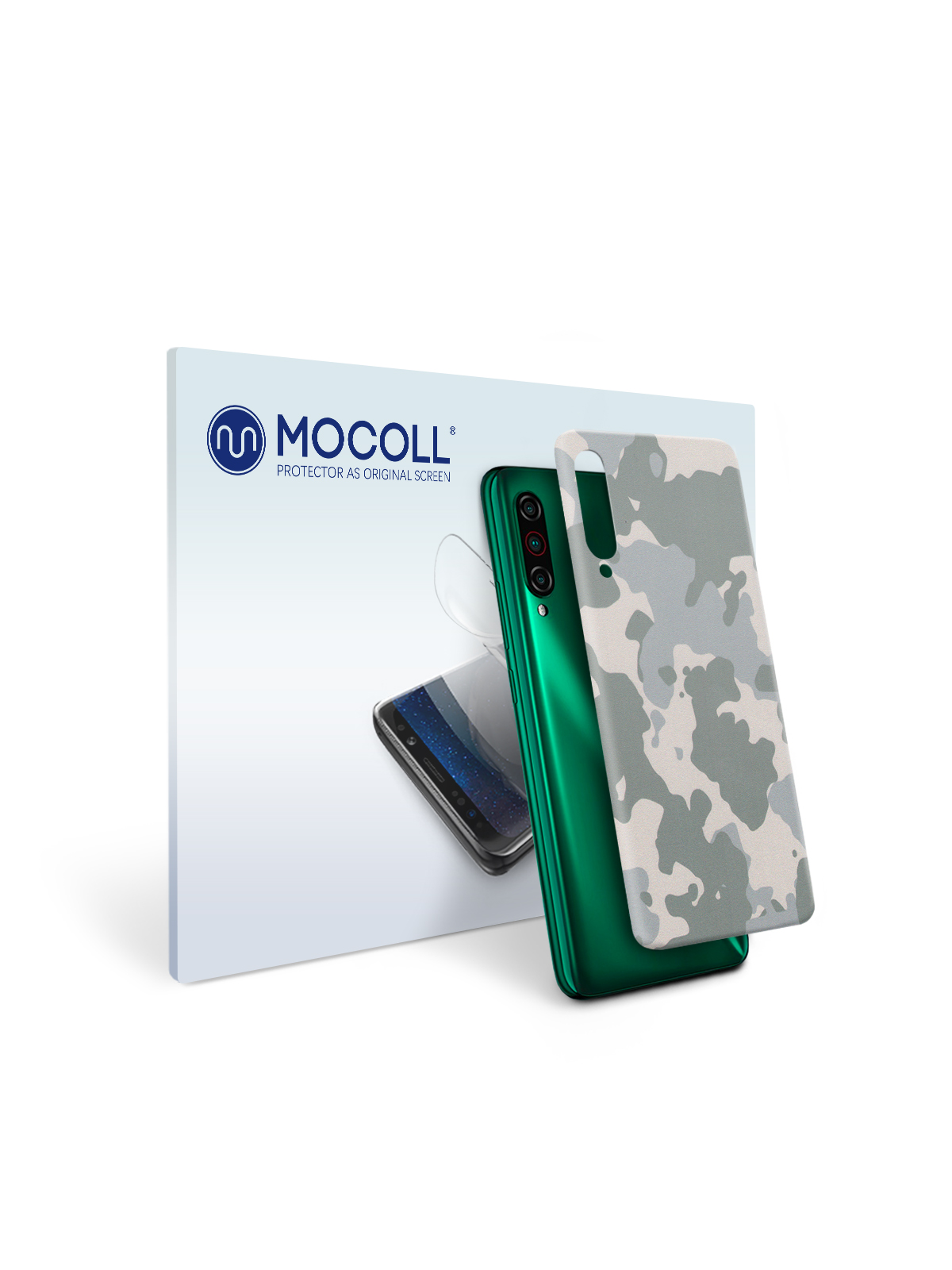 

Пленка защитная MOCOLL для задней панели Meizu M8 Хаки Серый