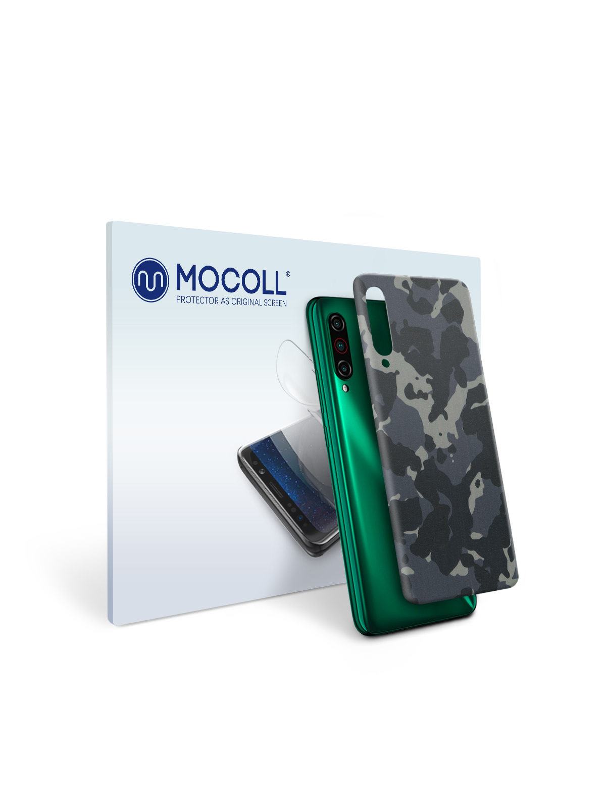 

Пленка защитная MOCOLL для задней панели Meizu M3Note Хаки Черный
