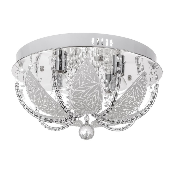 

Люстра 55723/400 CR хром 4х40Вт E14 LED ПДУ 40х40х21см