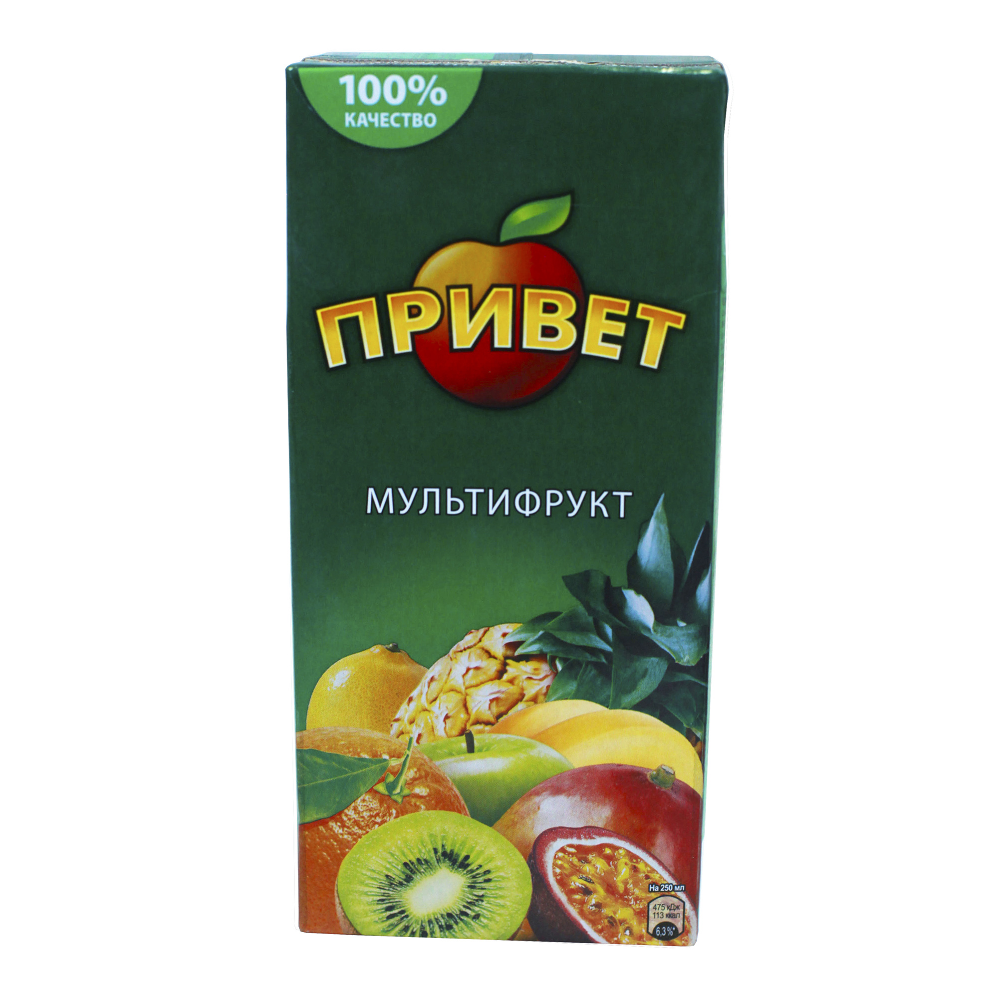 

Напиток сокосодержащий Привет мультифруктовый 950 мл