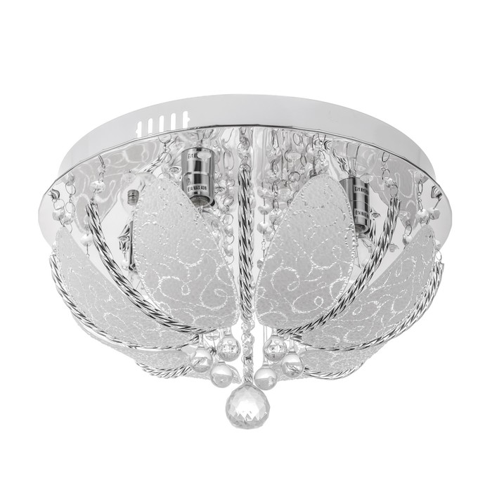 

Люстра 55725/400 CR хром 4х40Вт E14 LED ПДУ 40х40х21см