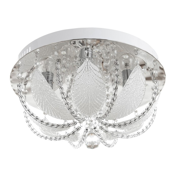

Люстра 55582/400 CR хром 4х40Вт E14 LED ПДУ 40х40х21см