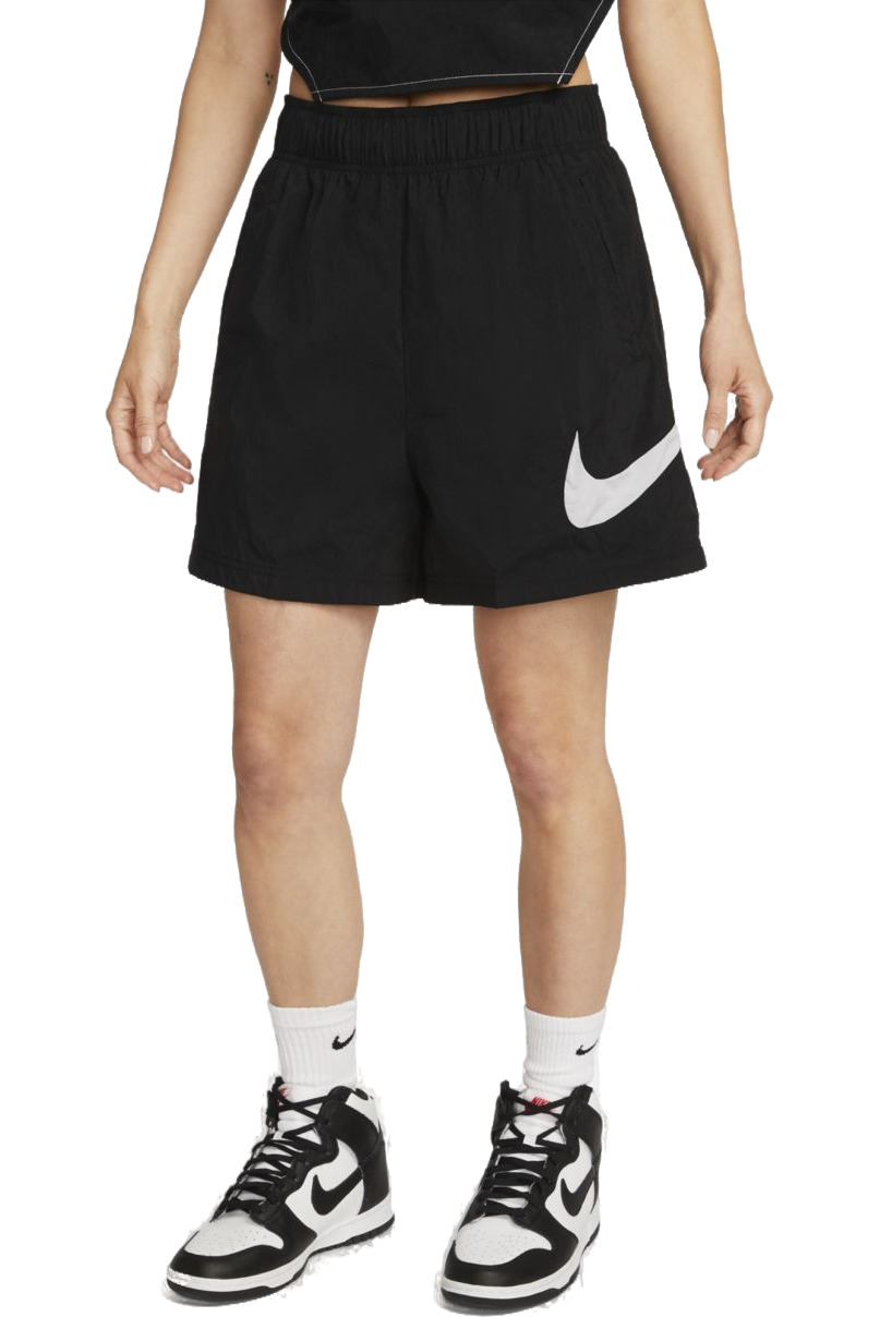 Шорты женские Nike W Sportswear Essential High-Rise Woven Shorts черные S