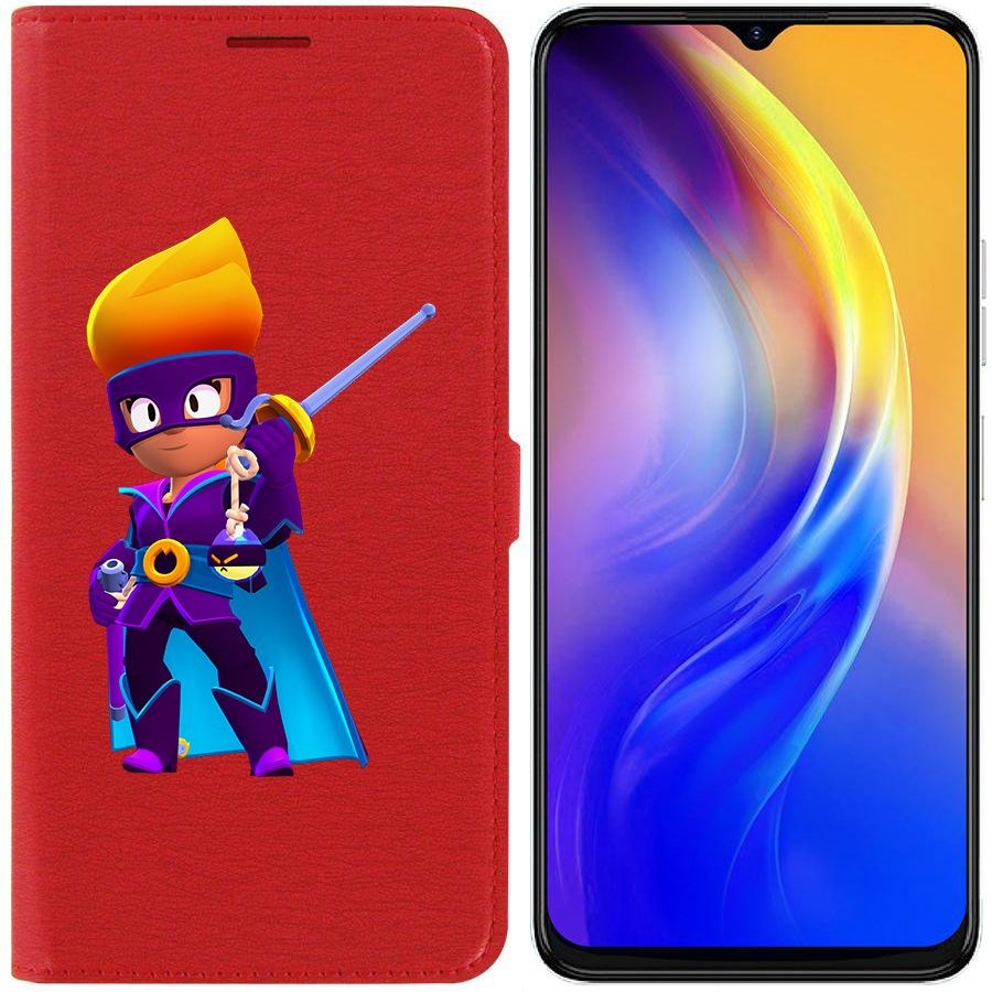 

Чехол-книжка Eco Book для Tecno Spark 10C Brawl Stars-Амбер де Ла Вега
