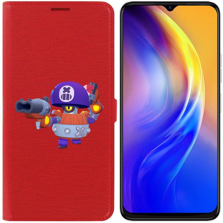 

Чехол-книжка Eco Book для Tecno Spark 10C Brawl Stars-Дэррил