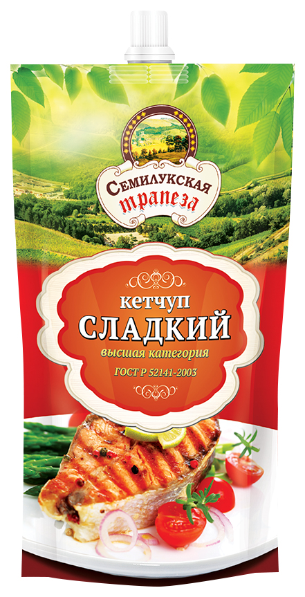 

Кетчуп Семилукская трапеза Сладкий 480 г