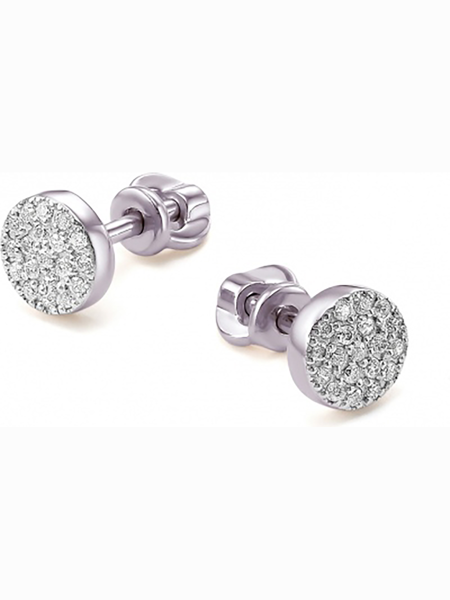 

Серьги с 38 фианитами из серебра Вероника С630-568, С630-568