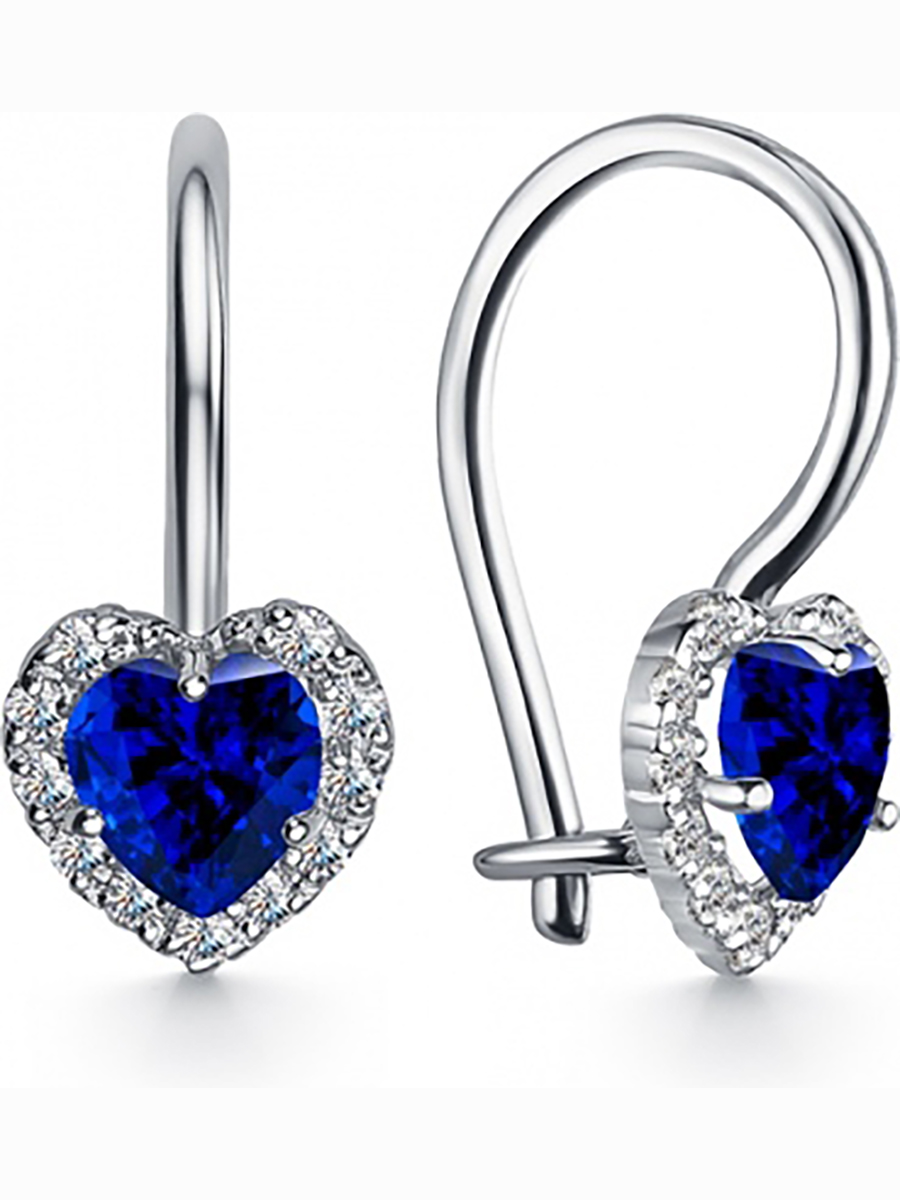 

Серьги Сердечки с 24 фианитами из серебра Вероника С630-370М3, С630-370М3