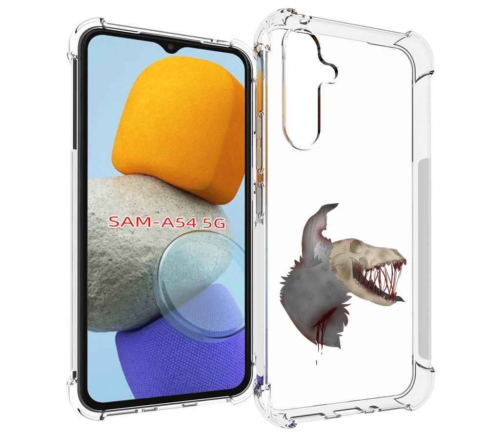 

Чехол MyPads кровавый-череп для Samsung Galaxy A54, Tocco