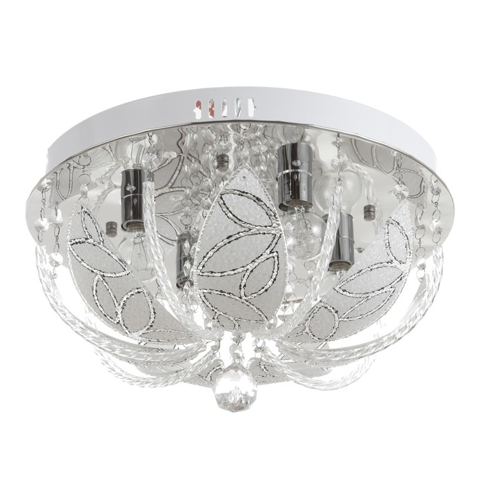

Люстра 55652/400 CR хром 4х40Вт E14 LED-RBP ПДУ 40х40х21см