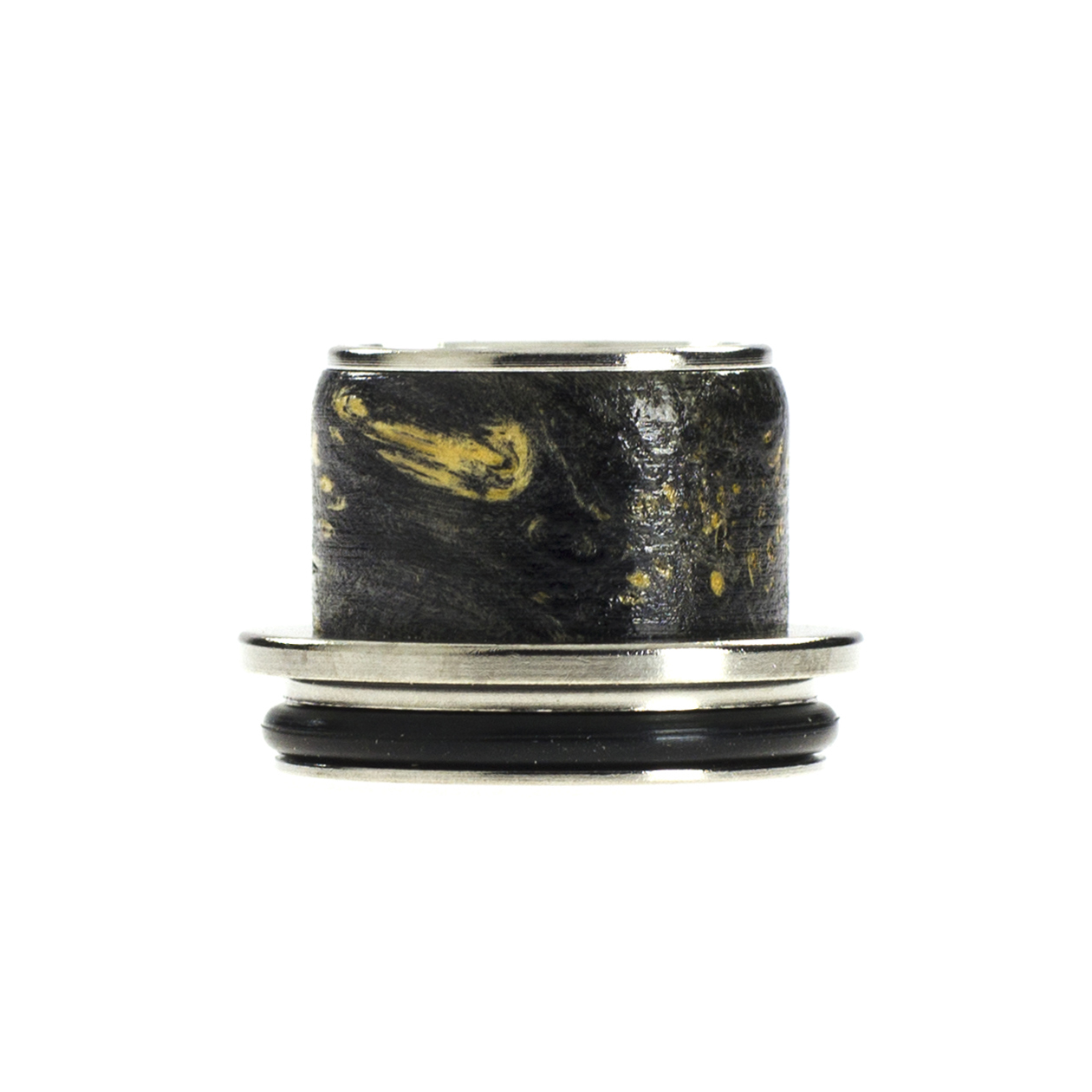 

Топ Кэп Nolli Designs Mad Hatty Wood Grain 2.0 (22 мм), Черный