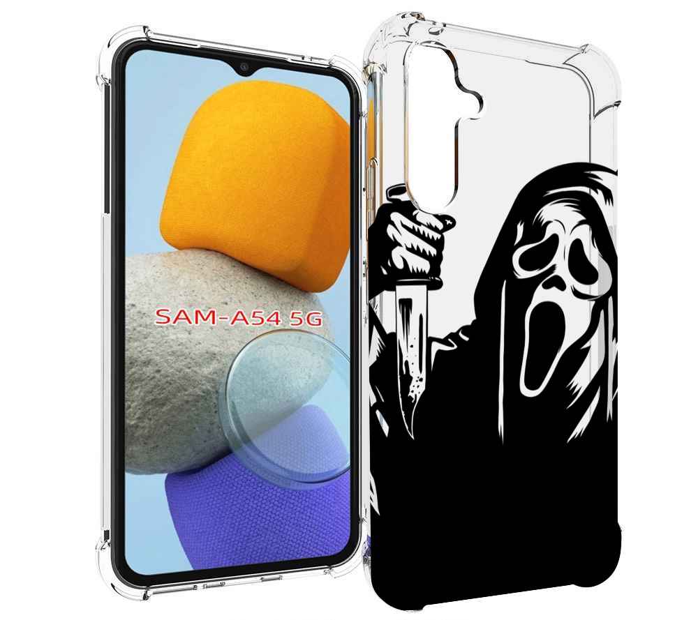 

Чехол MyPads крик-с-ножом для Samsung Galaxy A54, Tocco