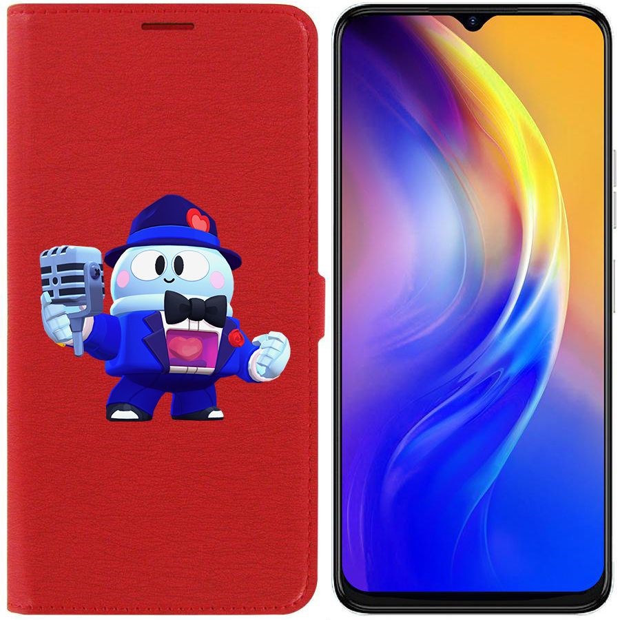 

Чехол-книжка Eco Book для Tecno Spark 10C Brawl Stars-Стильный Лу